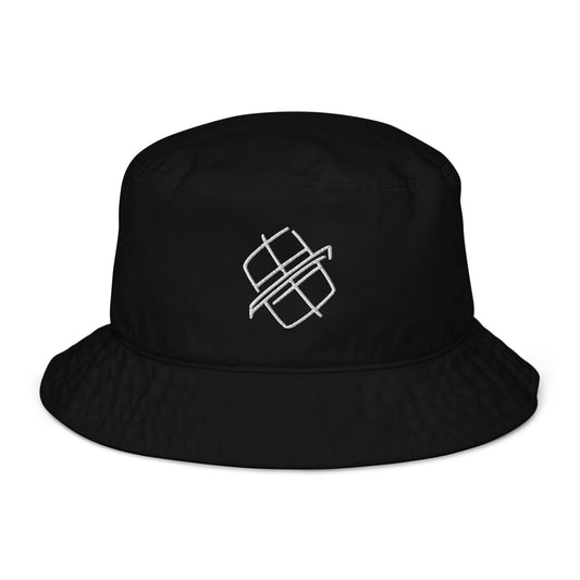 Court doodle bucket hat (black)