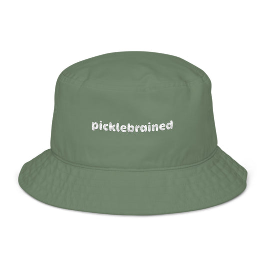 Picklebrained green bucket hat