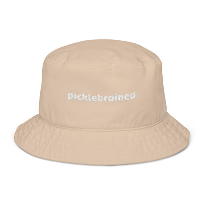 Picklebrained tan bucket hat
