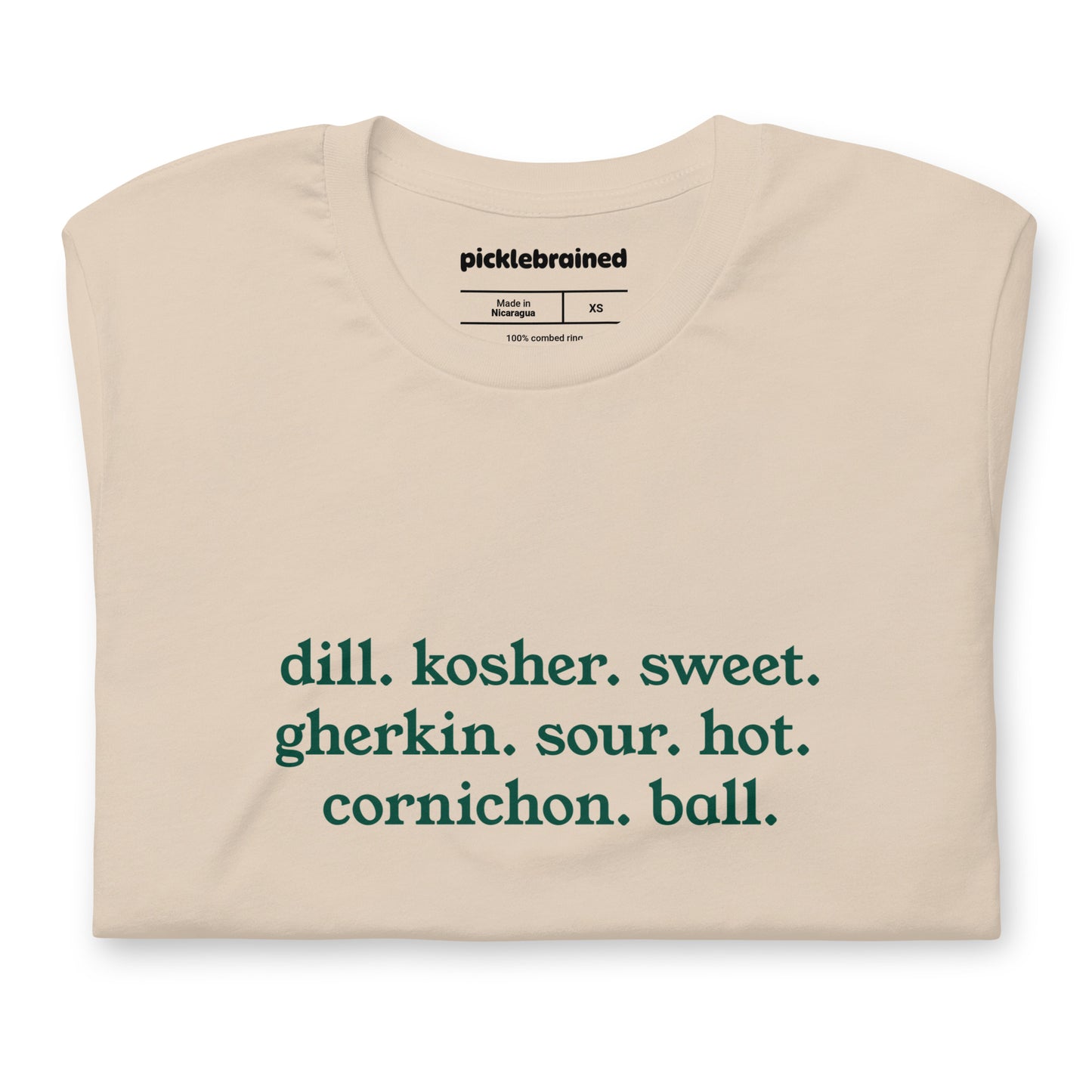 Pickle list t-shirt