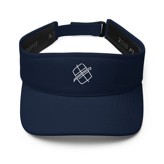 Court doodle visor (blue)