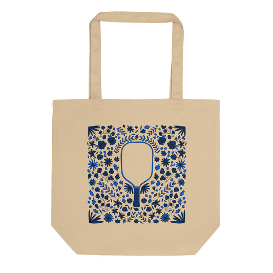 Floral paddle tote bag